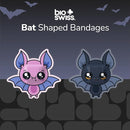 BioSwiss Bandages, Halloween Bat Shaped Self Adhesive Bandage, Latex Free Sterile Wound Care, Fun First Aid Kit Supplies for Kids, 24 Count by TinyTreasures Baby Boutique