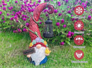 Gnome Garden Decor Statue Solar Lights Outdoor Decor with Succulent and 6 LED Lights,for Balcony,Garden,Patio,Yard,Lawn,Housewarming Birthday Gifts for Women/Mom/Grandma by GreenHaven Gardens