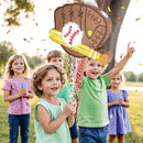 WERNNSAI Baseball Piñata - Baseball Piñata Bundle with Blindfold and Bat Sports Birthday Party Decorations for Boys Kids Pull String Baseball Gloves Piñata Family Games Baseball Party Supplies by TinyTreasures Baby Boutique