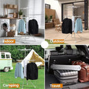 4-Legged Clothes Drying Rack Foldable,2 Tier Portable and Collapsible Space Saving Laundry Drying Rack with 4 Pulleys,Aluminum Dry Rack for Clothes by CozyNest Decor