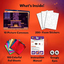 Skillmatics Foil Fun - Halloween, No Mess Art for Kids, Craft Kits, DIY Creative Party Activity, Trick or Treat, Gifts for Girls & Boys Ages 4, 5, 6, 7, 8, 9 by TinyTreasures Baby Boutique
