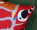 Kandinsky Modern Couch Pillow Cover Red Flow | Abstract, Contemporary, Outdoor Pillows | Mid Century Chair Cushions | Handmade Wool Size 18x18 by CozyNest Decor