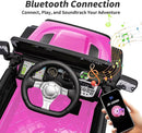 12V Kids Ride on Car Truck, Kids Electric Vehicles Car Ride on Toy for Toddlers w/Remote Control - Pink by TinyTreasures Baby Boutique