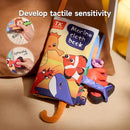 TUMAMA TK 3PCS Baby Books 0-6 Months, Soft Cloth Books for Babies Infants Toddler, Touch and Feel Crinkle Cloth Books 6 to 12 Months, Early Development Interactive Toys Gifts for Boys Girls by TinyTreasures Baby Boutique