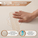 Waterproof Organic Mattress Protector Twin XL - Organic Cotton Breathable Mattress Pad Cover - 250 GSM Comfort - Deep Pocket - Fitted Comfort by TinyTreasures Baby Boutique
