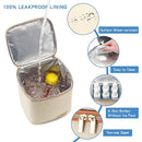 Breastmilk Cooler Bag with Ice Pack Fits 4 Baby Bottles Up to 9 Ounce, Baby Bottle Bag Great for Nursing Mom Daycare by TinyTreasures Baby Boutique
