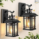 VIANIS 2 Packs Motion Sensor Outdoor Lights, Dusk to Dawn Outside Lights for House, Black Outdoor Light Fixture Sconce for House, Doorway, Entryway, Waterproof, Anti-Rust by GreenHaven Gardens