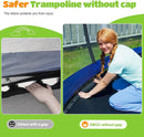 ORCC 1200LBS Weight Capacity Trampoline 16 15 14 12 10 8FT Outdoor Yard Trampolines for Kids Adults Outdoor Yard Trampolines for Kids Adults by TinyTreasures Baby Boutique