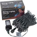 HOME LIGHTING Halloween Lights, 66FT 200 LED Plug in Green Wire String Light, 8 Lighting Modes Waterproof Fairy Mini Lights for Indoor Outdoor Christmas Wedding Party Decorations (Orange & Purple) by TinyTreasures Baby Boutique