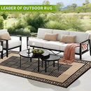Outdoor Rug 8x10 ft Waterproof, Reversible Outdoor Plastic Straw Rug for Patios Clearance, Outdoor Area Rug Carpet RV Mat for Camping Backyard Deck Porch by GreenHaven Gardens