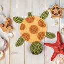 WaldyWop Crochet Kit for Beginners – Easy to Follow Tutorials, Ergonomic Hook & Tangle-Free Yarn, Complete DIY Craft Set for Girls 8-12 & Women, Stress Relief & Home Decor (Turtle Coaster) by TinyTreasures Baby Boutique