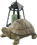 Design Toscano Aesop's Turtle Ornament Garden Tortoise Animal Statue, 10 Inches Wide, Cast Iron, Verdigris Finish by GreenHaven Gardens
