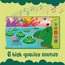 What A Noisy World - Sounds of Jungle - Auditory Interactive Books - Musical Toys for Toddlers 3-5 - Musical Book for Toddlers with 6 Different Sounds - Screen-Free Birthday Gifts by TinyTreasures Baby Boutique