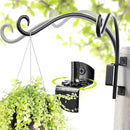Qiang Ni Swivel Plant Hanger Bracket: Bird Feeder Hanger for Outdoor Wall Mount (12 - A, 12 Inch) by GreenHaven Gardens