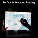 A3 LED Light Box for Tracing, elice Artist Drawing Lightbox Light Table Light Pad Light Copy Board, Up to 8000 Lux Super Bright Lightpad for Cricut Weeding Vinyl, Diamond Painting, Sketching (White) by TinyTreasures Baby Boutique