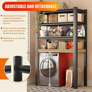 Laundry Shelf,5 Tier Over Washer and Dryer Storage Shelves,Adjustable Easy to Install,Space Saver Laundry Shelf Organizer,Utility Shelves for Balcony (with fence-78 H*18" D*47.24" W) by CozyNest Decor