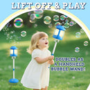 Bubble Machine for Kids Bubble Blower Maker with Lights and Music Automatic Bubble Stand Machine for Parties Birthday Wedding Toddlers Kid Summer Outdoor Toys by TinyTreasures Baby Boutique
