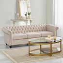 Chesterfield Style 3 Seater Sofa With Deep Button Tufting by HouseOfZazla