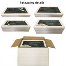 Natural Marble Polished Tile For Wall And Floor (Set of 4) by HouseOfZazla
