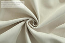 MIUCO Blackout Curtains Room Darkening Curtains Textured Grommet Panels for Window Treatment 2 Panels 52x63 Inch Beige by TinyTreasures Baby Boutique