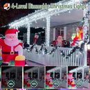 Heceltt 1140 LED 449 FT String Lights Outdoor, 8 Modes White Christmas Lights Plug in, IP44 Waterproof Led String Lights with Timer and Memory for Xmas Tree Yard Party Garden Decorations by GreenHaven Gardens