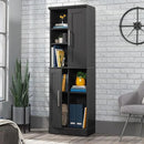 Sauder HomePlus Multi-Room Storage Cabinet with Adjustable Shelves and Door Positioning, Kitchen Laundry Bathroom Pantry Storage Cabinet, in Raven Oak Finish by CozyNest Decor