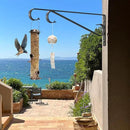 Plant Hangers Outdoor (2 Pack-15.5 Inch Black) Plant Hooks Heavy Duty Iron Plant Hanger Hook for Wall, Hanging Plant Bracket for Planters, Bird Feeders, Lanterns, Wind Chimes, Outdoor by GreenHaven Gardens