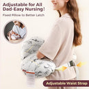 Momcozy Pioneering Safety Fence Nursing Pillow for Breastfeeding- Wider Feeding Pillows for More Support for Mom & Baby- Easier Nursing & Hand Free- Fit for All, Removable Cotton Cover by TinyTreasures Baby Boutique