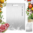 Titanium Cutting Board, 100% Pure Titanium Cutting Boards for Kitchen, Double Sided Food-Grade, Dishwasher Safe Chopping Board for Cutting Meat Vegetable Fruit (14"L x 10"W) by CozyNest Decor
