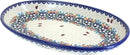 Blue Rose Polish Pottery Scarlett Oval Platter by CozyNest Decor