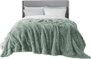 Bedsure GentleSoft Fluffy Sage Green King Size Blanket for Bed, Thick Soft Sherpa Faux Fur Fleece Bedding Fuzzy Plush Winter Warm Heavy Big Large King Blanket, Cozy Green Gifts for Men Women, 108x90 by CozyNest Decor