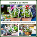 Plant Watering Globes-4pcs Self Watering Planter Insert,Plant Watering Devices,Glass Watering Bulbs for Indoor Plants,Mushroom Watering Globes,Top-Fill Watering by GreenHaven Gardens