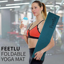Foldable Yoga Exercise Mat – Lightweight, Anti-Slip, and Easy to Store for Yoga, Pilates, Home Workouts, and Floor Exercises by TinyTreasures Baby Boutique