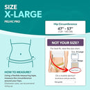 BraceAbility Pelvic Pro Prolapse Belt - Patented, Original Uterus Support Brace for Women Treating Dropped Bladder, Uterine Prolapse, Vulvar Varicosities, Postpartum, Symphysis Pubis Dysfunction (XL) by TinyTreasures Baby Boutique
