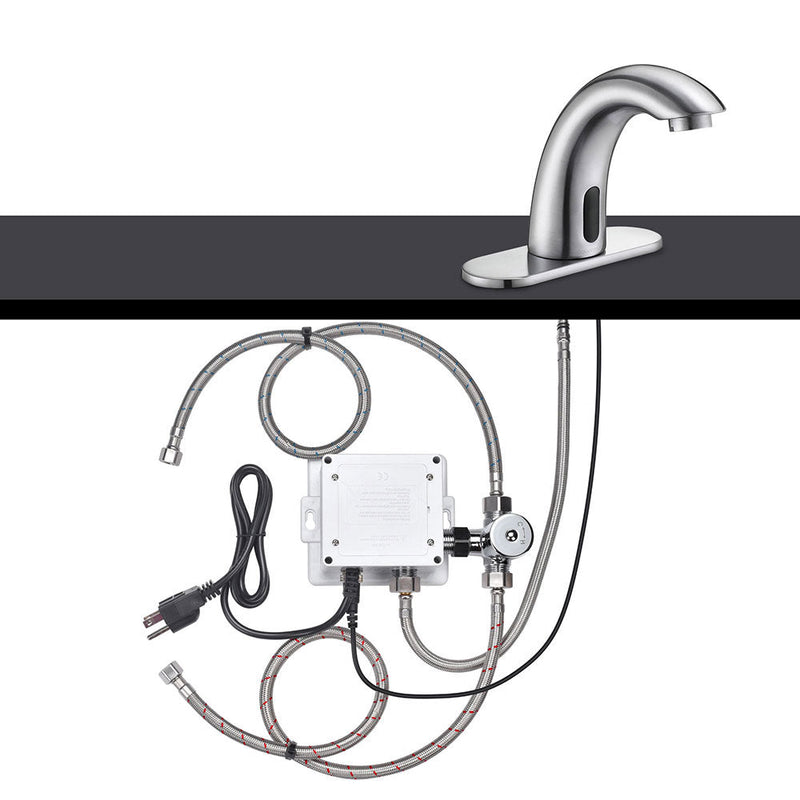 Aquaterior 5" Motion Sensor Touchless Bathroom Faucet