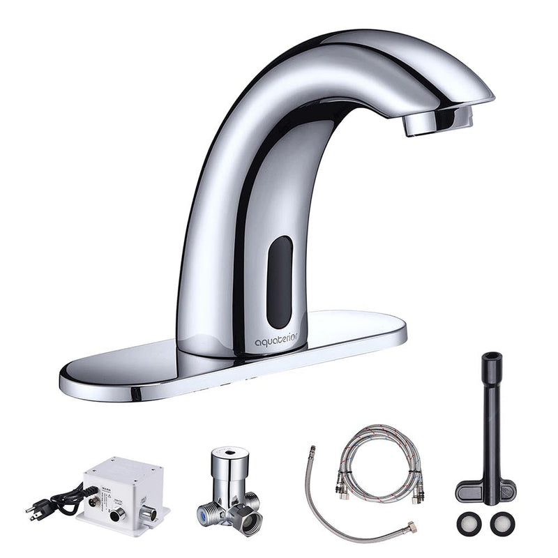 Aquaterior 5" Motion Sensor Touchless Bathroom Faucet