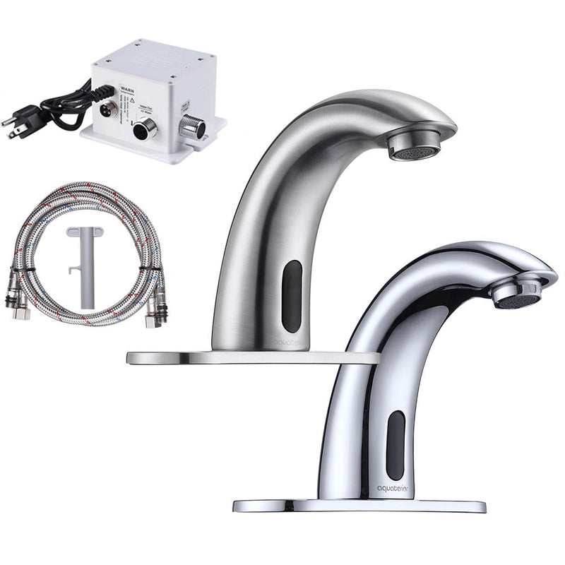 Aquaterior 5" Motion Sensor Touchless Bathroom Faucet