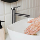 Aquaterior Single Handle Bathroom Faucet 13" Tall