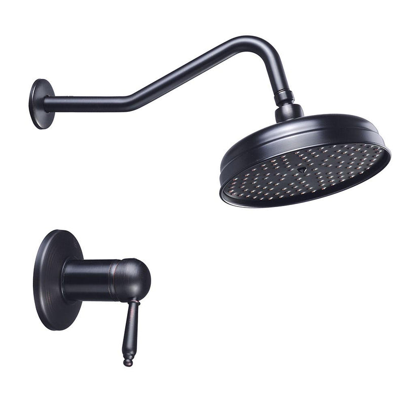 Aquaterior Rain Shower Head Bath Shower Faucet Oil Rubbed Bronze