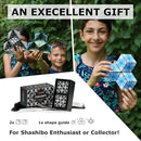 Shashibo Shape Shifting Box - Award-Winning, Patented Fidget Cube w/ 36 Rare Earth Magnets - Transforms Into Over 70 Shapes, Gift Box, Download Fun in Motion Toys Mobile App (Black & White, 2 Pack) by TinyTreasures Baby Boutique