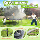 BCAN 8FT 10FT 12FT 14FT 15FT 16FT Recreational Trampoline with Enclosure for Kids Adults, ASTM Approved, Outdoor Trampolines with Ladder for Kids by TinyTreasures Baby Boutique