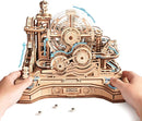 ROKR 3D Wooden Puzzles for Adults Miniature Marble Run Building Toys,DIY Pinball Machine Model Kits-Gear Ball Challenge EGC01 by TinyTreasures Baby Boutique