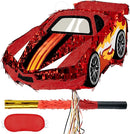 WERNNSAI Race Car Piñata - Race Car Birthday Decorations Truck Car Pinata Bundle with Blindfold and Bat Monster Truck Party Favors for Kids Boys Exciting Party Games Supplies by TinyTreasures Baby Boutique
