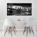 Brooklyn Bridge Wall Art Large City Wall Decor for Living Room Office Wall Decor 29 x 59 Inch by CozyNest Decor