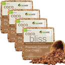 Organic Coco Chips for Plants (40lbs) - Coco Coir Chips - Coconut Husk Chips for Potting Soil, Garden Soil, & Seed Starter Soil - Coconut Mulch for Garden - Compressed Coconut Chips for Plants by GreenHaven Gardens