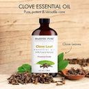 Majestic Pure Clove Essential Oil with Glass Dropper - Huge 4 Fl Oz - 100% Pure and Natural Clove Oil - Premium Grade Essential Oils for Diffuser, Aromatherapy, Soap and Candle Making by CozyNest Decor