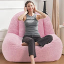 Homguava Bean Bag Chairs for Adults,Giant Beanbag Couch Adult Bean Bag Chair with Filler Included,Modern Lazy Sofa Comfy Chair for Living Room(Soft Pink) by CozyNest Decor