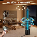 UV Light Sanitizer, Ultraviolet Lamp with Remote Control for Bed Bugs and Dust Mites, Home Disinfection Device UV Lamp for Home, Room & Kitchen, Ultraviolet Light with 3 Speed Timings by CozyNest Decor