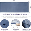 Sunshine Yoga Voyage Yoga Mat, 10 Pack, 72" x 24" Professional Studio and Gym Bulk Yoga Mats, 5mm Thick, Durable, Anti-Tear, Non Slip Fitness and Exercise Mats by TinyTreasures Baby Boutique