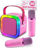 Move2Play, Karaoke Machine for Kids | Includes 20+ Kid Songs | 2 Microphones | Connect with Bluetooth | 3, 4, 5, 6, 7+ Year Old Gift | Toy for Girls, Boys, & Toddler | Birthday Present by TinyTreasures Baby Boutique